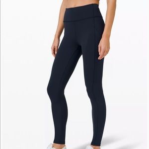 Lululemon Navy Pocket Leggings